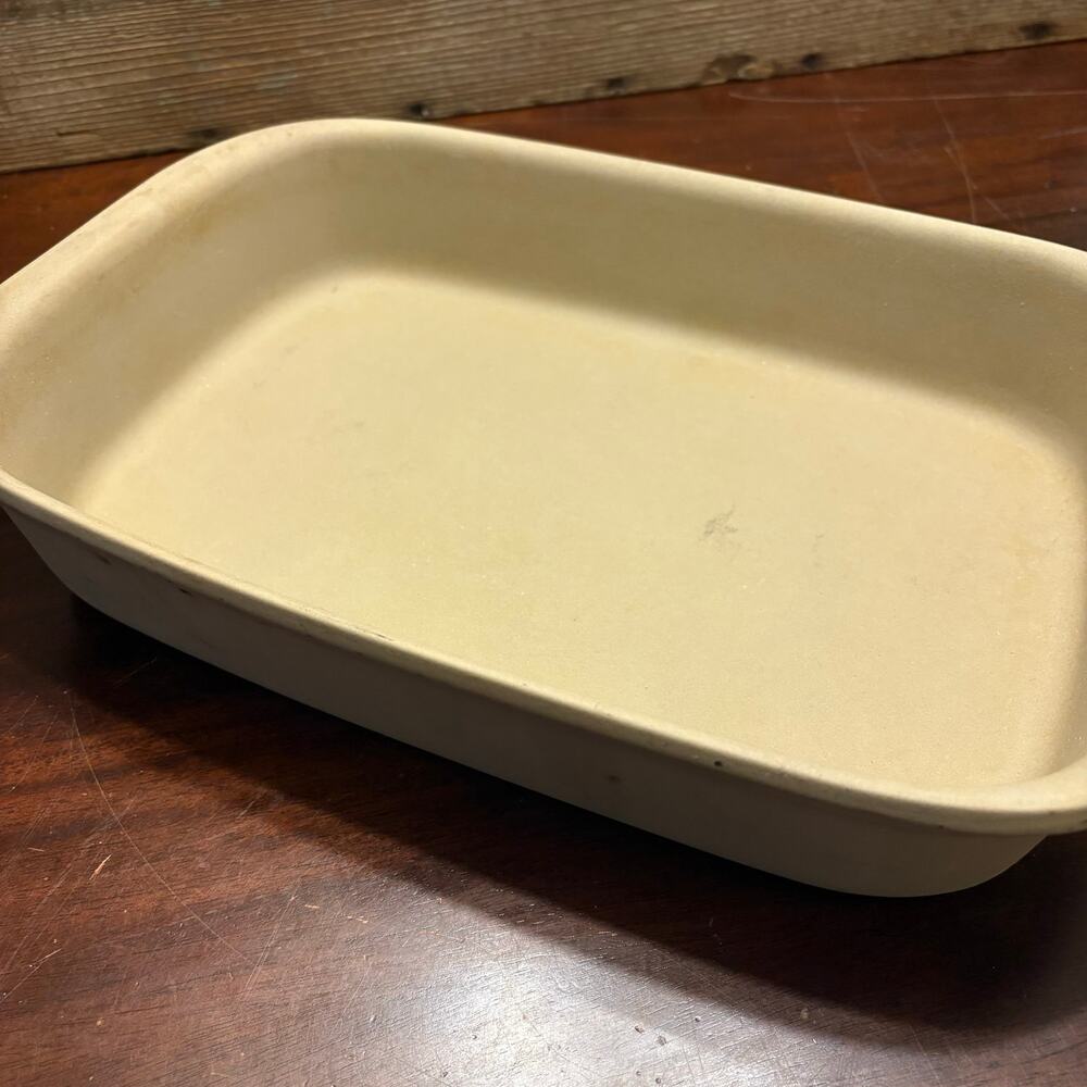 Pampered Chef Family Heritage Stoneware Rectangular Baker Pan 9x13 Vintage